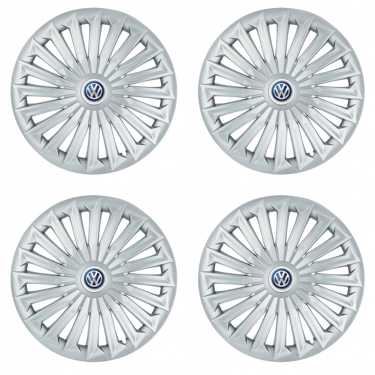 Set 4 capace roti 15 inchi (R15) compatibile VOLKSWAGEN, Model Joy Gri