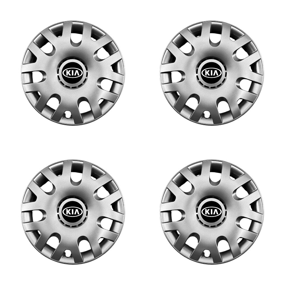 Set 4 capace roti 14 inchi (R14) compatibile Kia, Model - 204