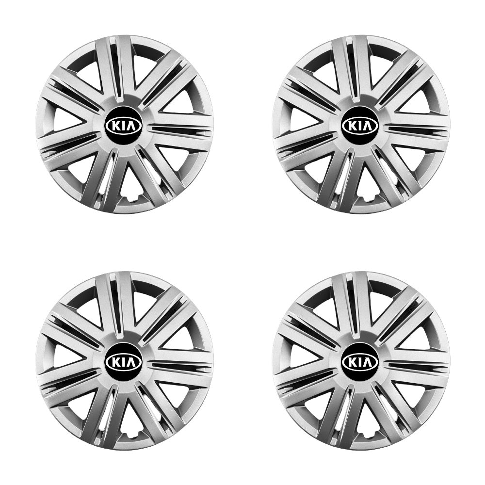 Set 4 capace roti potrivite jantelor de 14 inch compatibile Kia, Model - 203