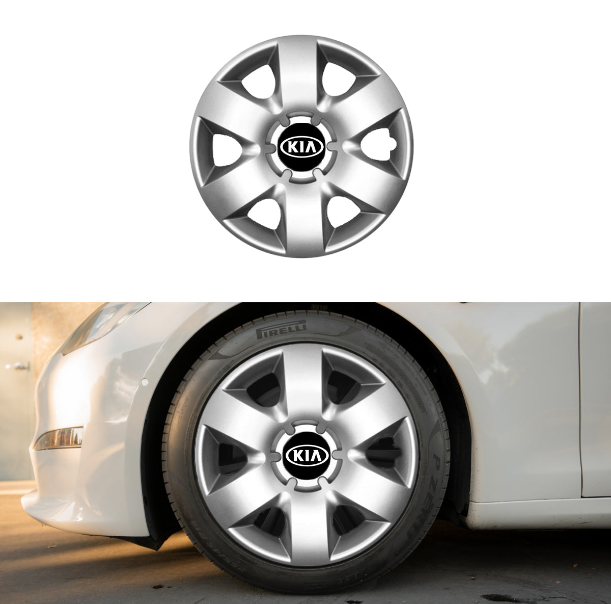 Set 4 capace roti potrivite jantelor de 15 inch compatibile KIA Ceed,Cerato,Magnetis,Picanto,Soul,Rio,Venga,Model-310