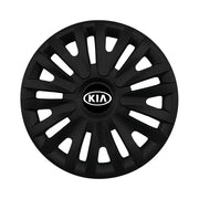 Set 4 capace roti potrivite jantelor de 15 inch compatibile KIA, Model - 313 Black
