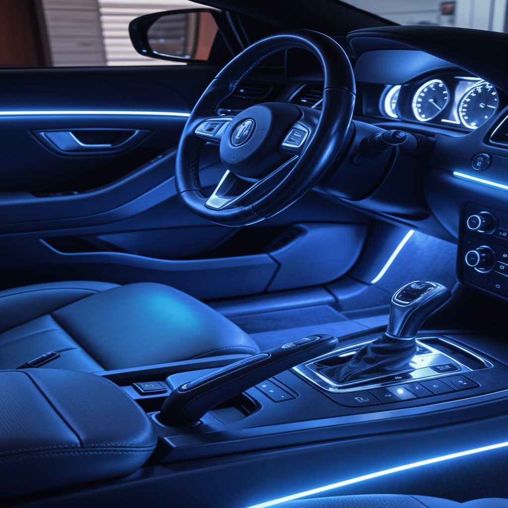 Kit lumini ambientale Profesionale RGB -  Carguard