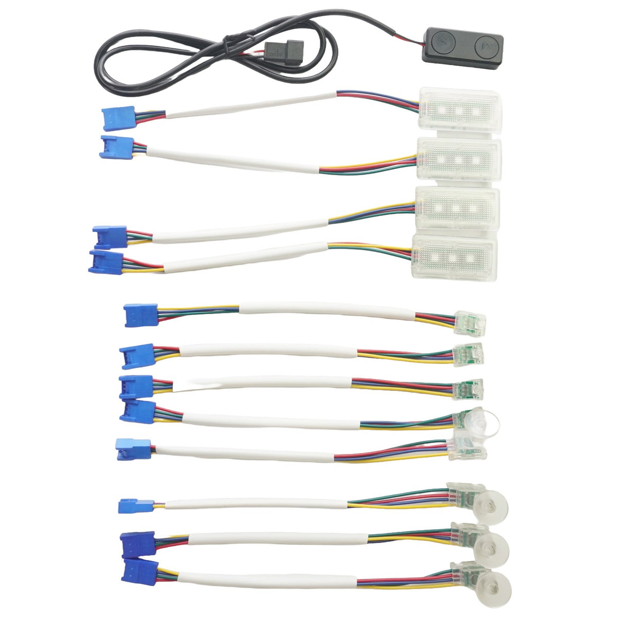 Kit lumini ambientale Profesionale RGB -  Carguard