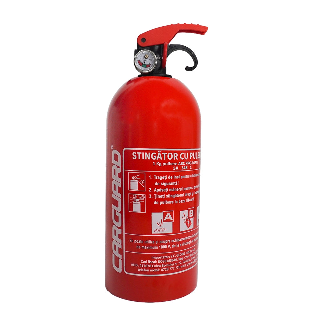Kit siguranță auto obligatoriu R.A.R - Stingator cu Manometru