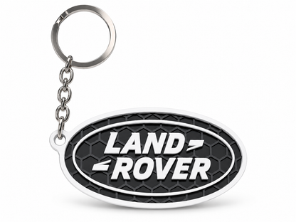 Breloc auto Land Rover cu lanț și inel