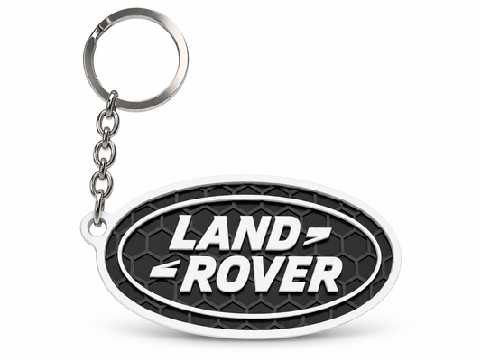Breloc auto Land Rover cu lanț și inel