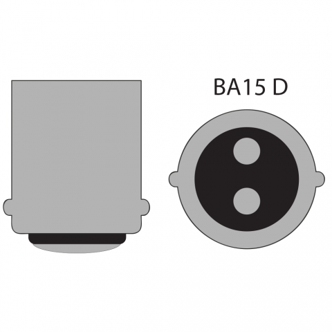 Pachet 10 Leduri de frână BA15D - 5W Carguard