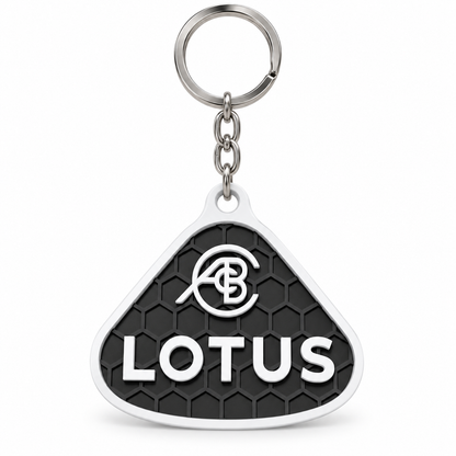 Breloc auto Lotus cu lanț și inel