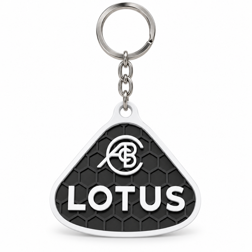 Breloc auto Lotus cu lanț și inel