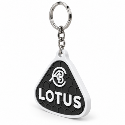 Breloc auto Lotus cu lanț și inel
