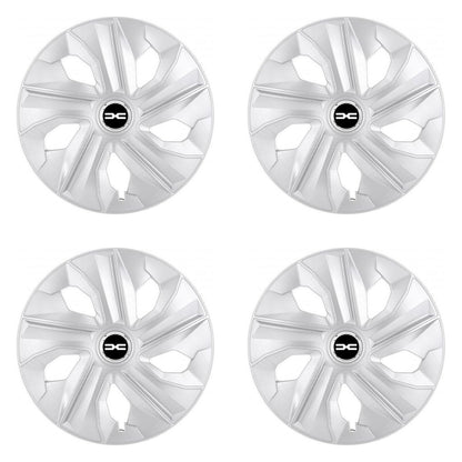 Set 4 Capace Roti, potrivite jantelor de R16, pentru Dacia Nou, model luna cromat