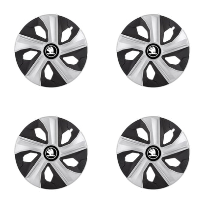 Set 4 capace roti Luna II R14 Compatibil Cu Skoda Nou