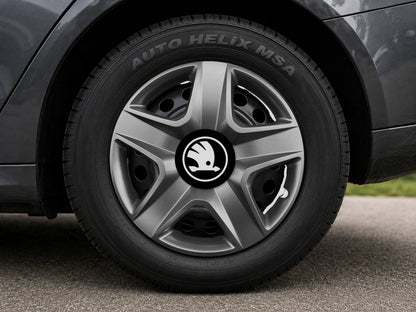 Set 4 capace roti 14 inchi (R14) compatibile SKODA NOU, Model-202