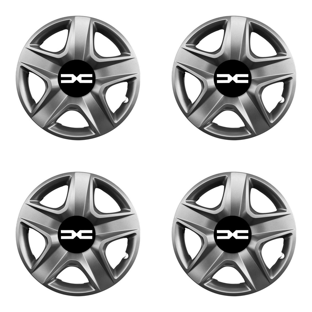 Set 4 capace roti 15 inchi (R15) compatibile DACIA NOU, Model-202