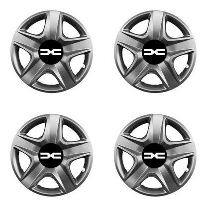 Set 4 capace roti 15 inchi (R15) compatibile DACIA NOU, Model-202