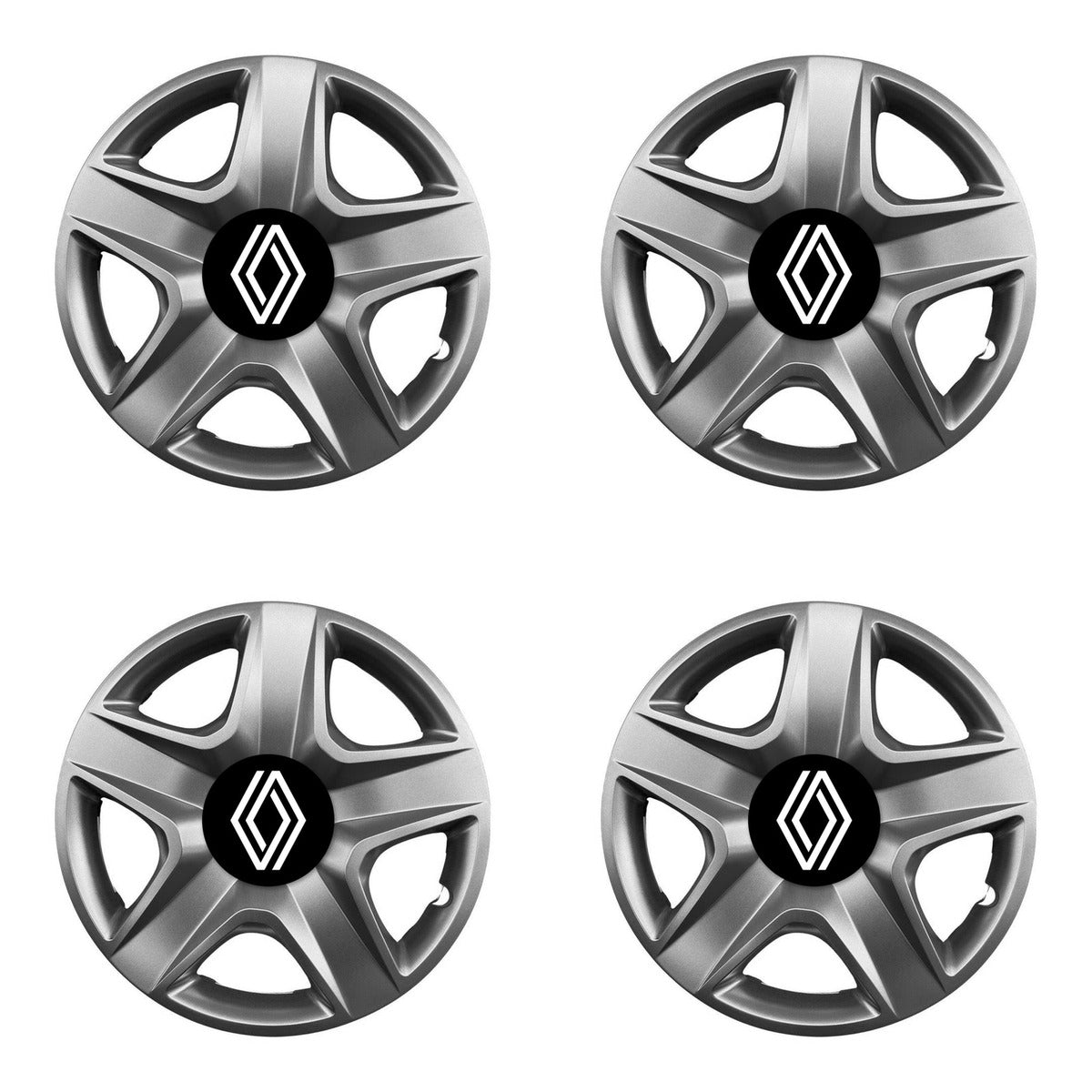 Set 4 capace roti 15 inchi (R15) compatibile RENAULT NOU, Model-202