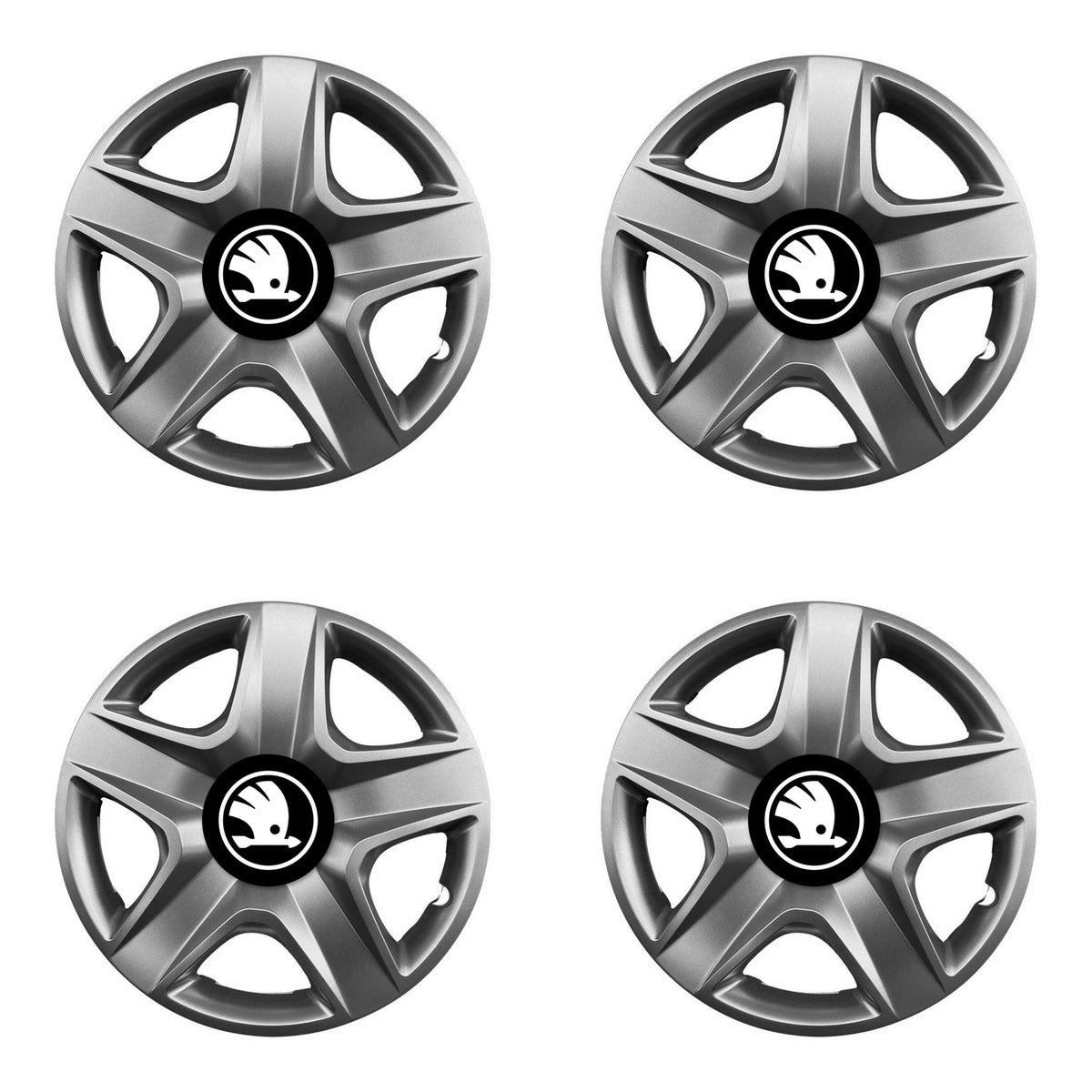Set 4 capace roti 16 inchi (R16) compatibile SKODA NOU, Model-202