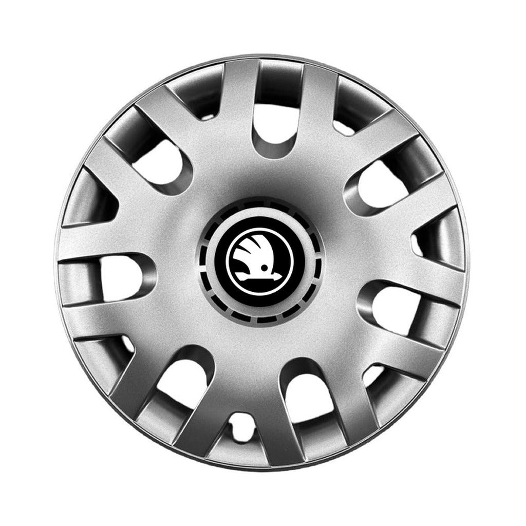 Set 4 capace roti potrivite jantelor de 14 inch (R14) compatibile Skoda Nou, Model - 204