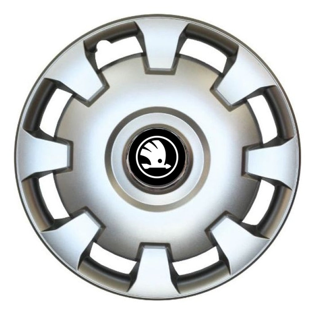 Set 4 Capace Roti R16, Potrivite Jantelor de 16 inch, Pentru Skoda Nou, Model 206