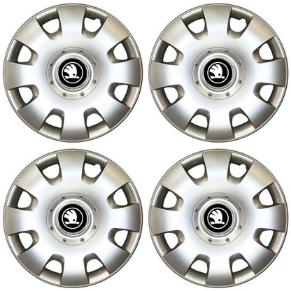 Set 4 Capace Roti 15 inch (R15) Compatibile Cu Skoda Nou, Model 209