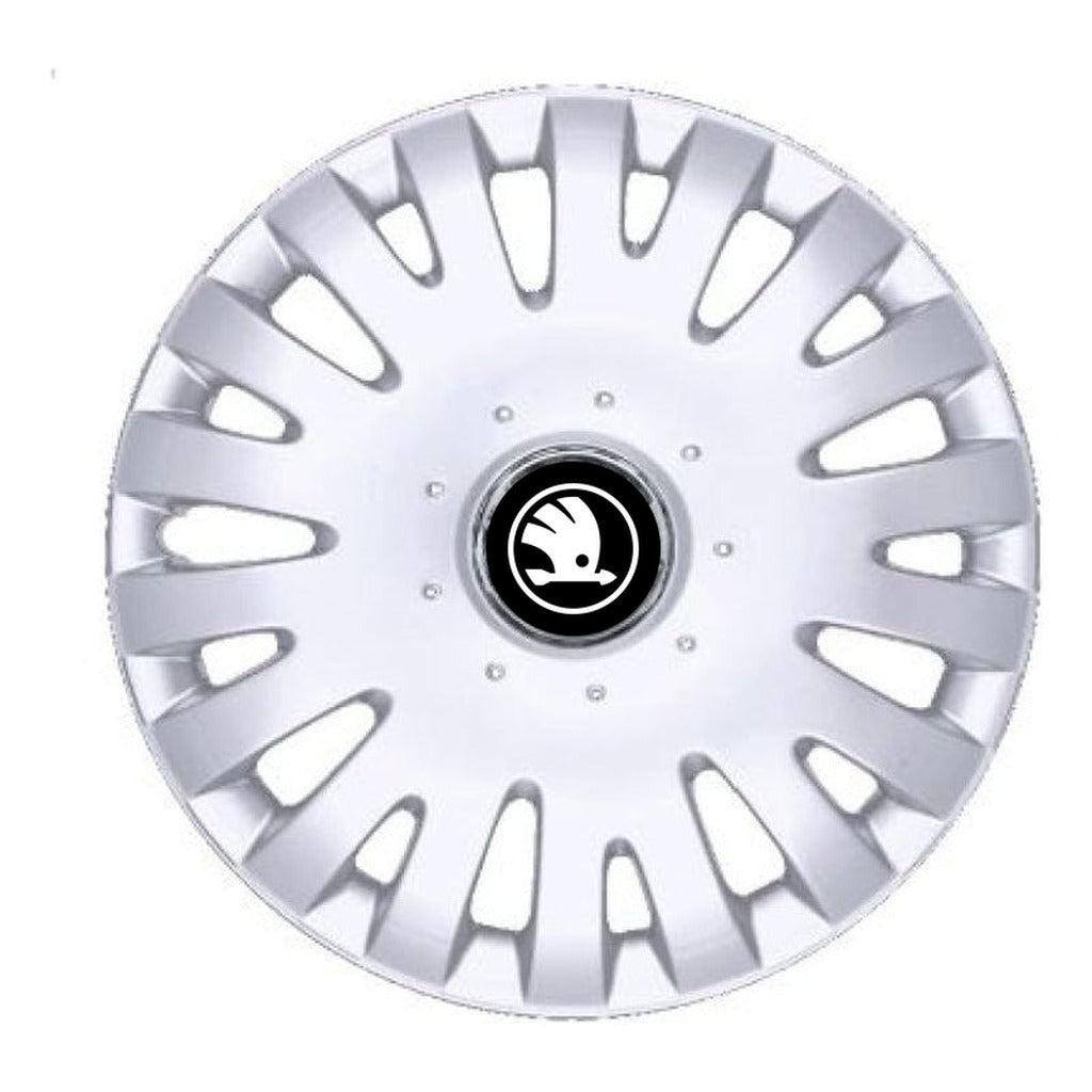 Set 4 Capace Roti 14 inch (R14), Compatibile Cu Skoda Nou, Model 211