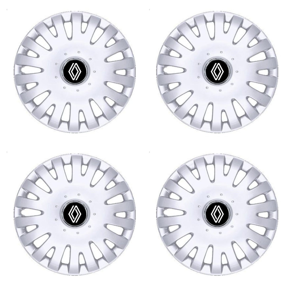 Set 4 Capace Roti 14 inch (R14), Compatibile Cu Renault Nou, Model 211