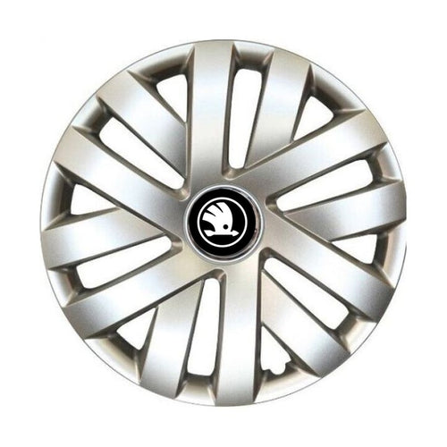 Set 4 Capace Roti R15, Potrivite Jantelor de 15 inch, Pentru Skoda Nou, Model 216