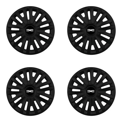 Set 4 capace roti 16 inchi (R16) compatibile DACIA NOU, Model 217 Black