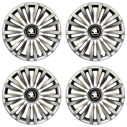 Set 4 Capace Roti 14 inchi (R14) Pentru Skoda Nou, Model 217