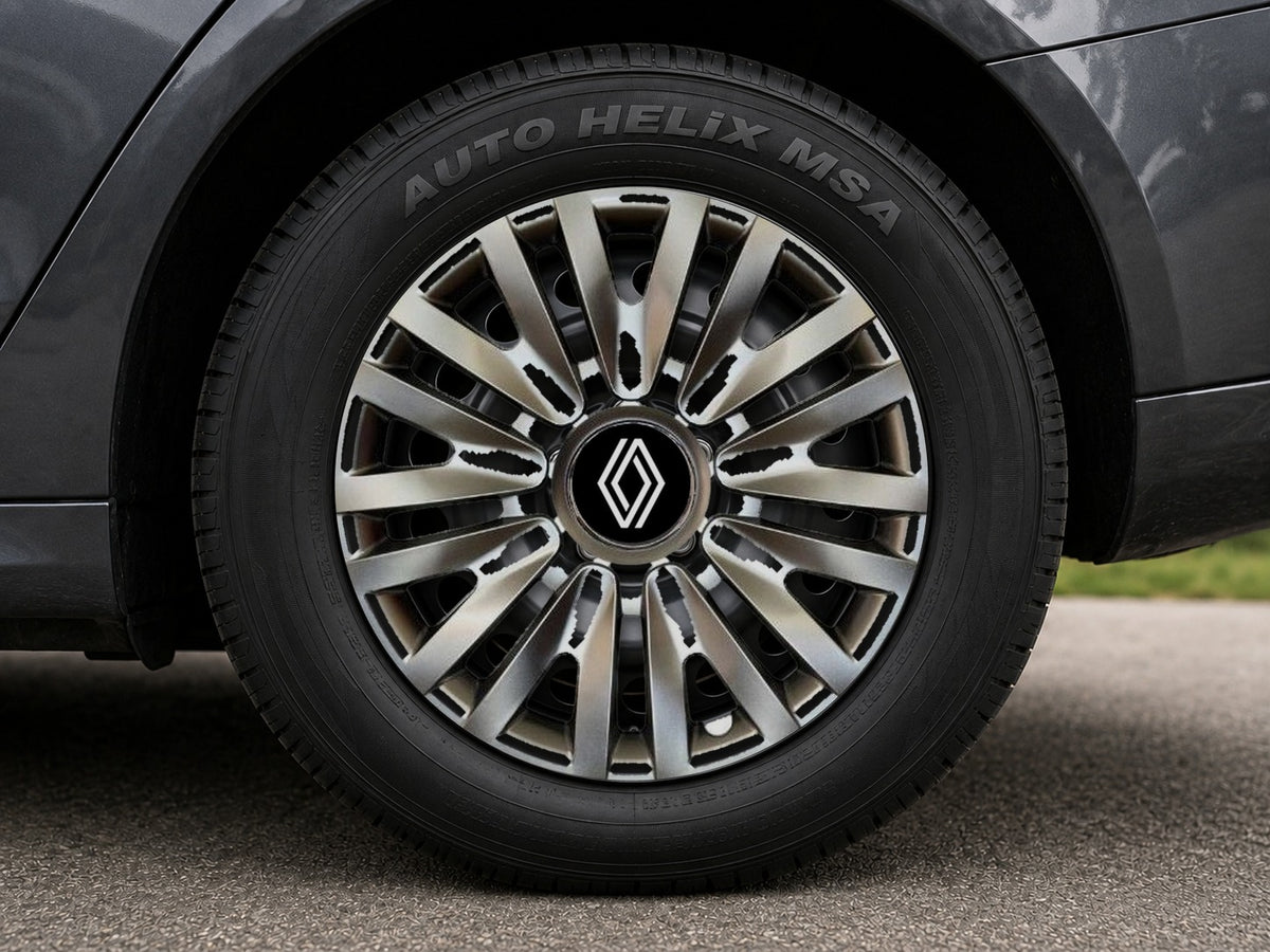 Set 4 Capace Roti 15 inchi (R15) Pentru Renault Nou, Model 217