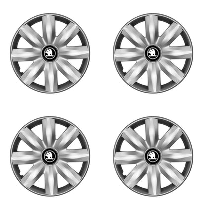 Set 4 capace roti potrivite jantelor de 15 inchi (R15) compatibile Skoda Nou, Model - 221