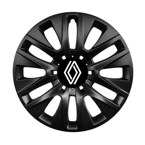 Set 4 capace roti 14 inchi (R14) compatibile gama Renault Nou model - 225 Black