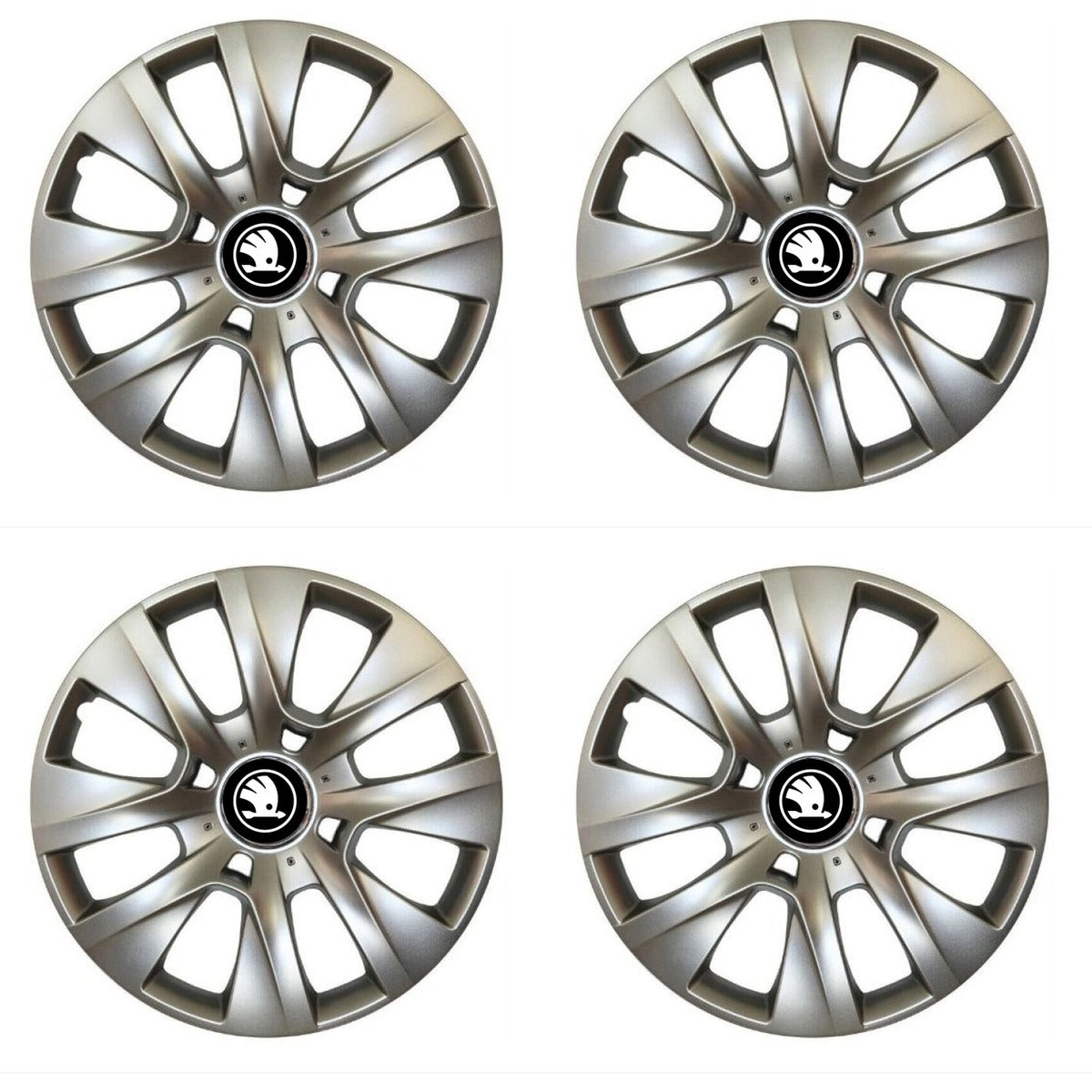 Set 4 Capace Roti R14, Potrivite Jantelor de 14 inch, Pentru Skoda Nou, Model 225