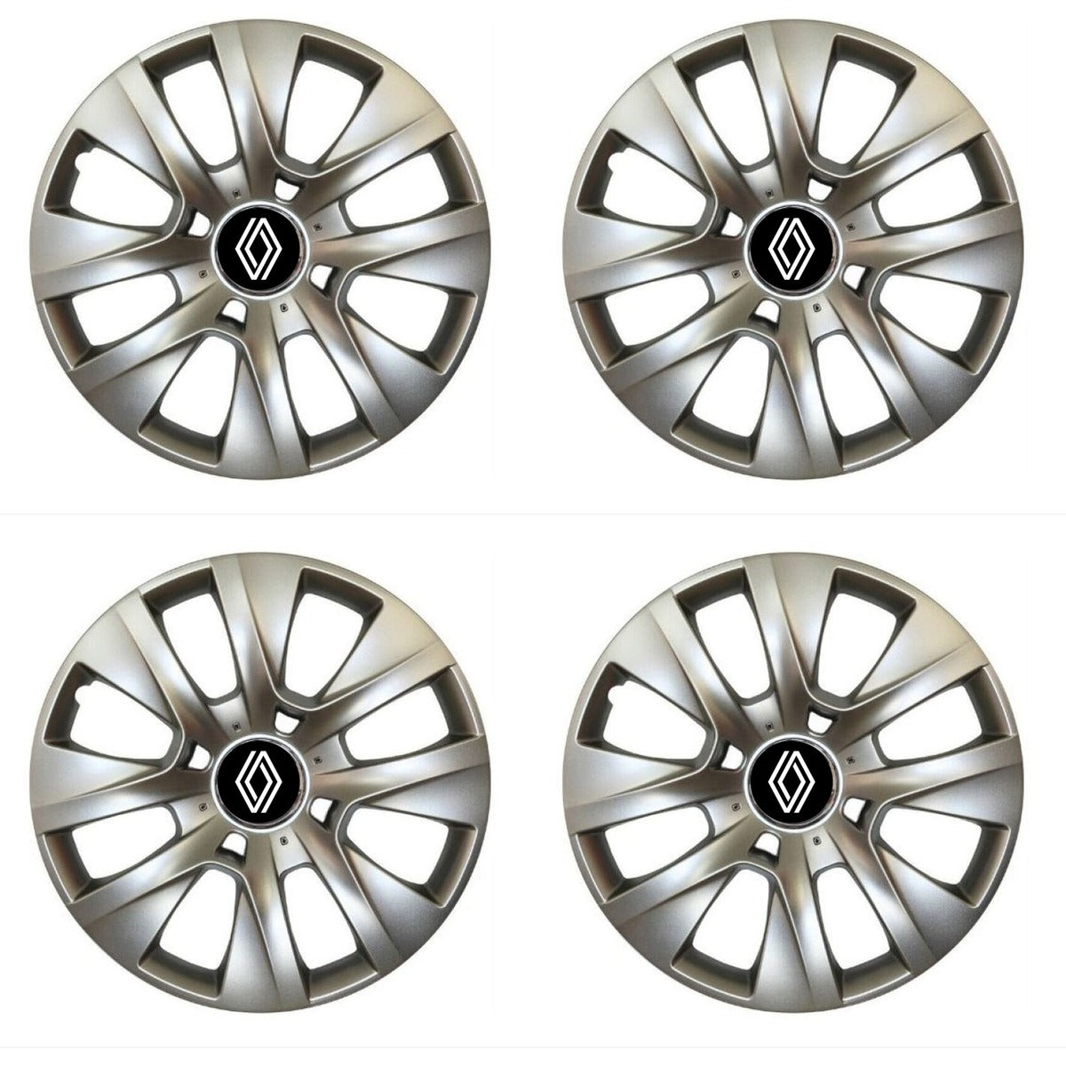 Set 4 Capace Roti R15, Potrivite Jantelor de 15 inch, Pentru Renault Nou, Model 225
