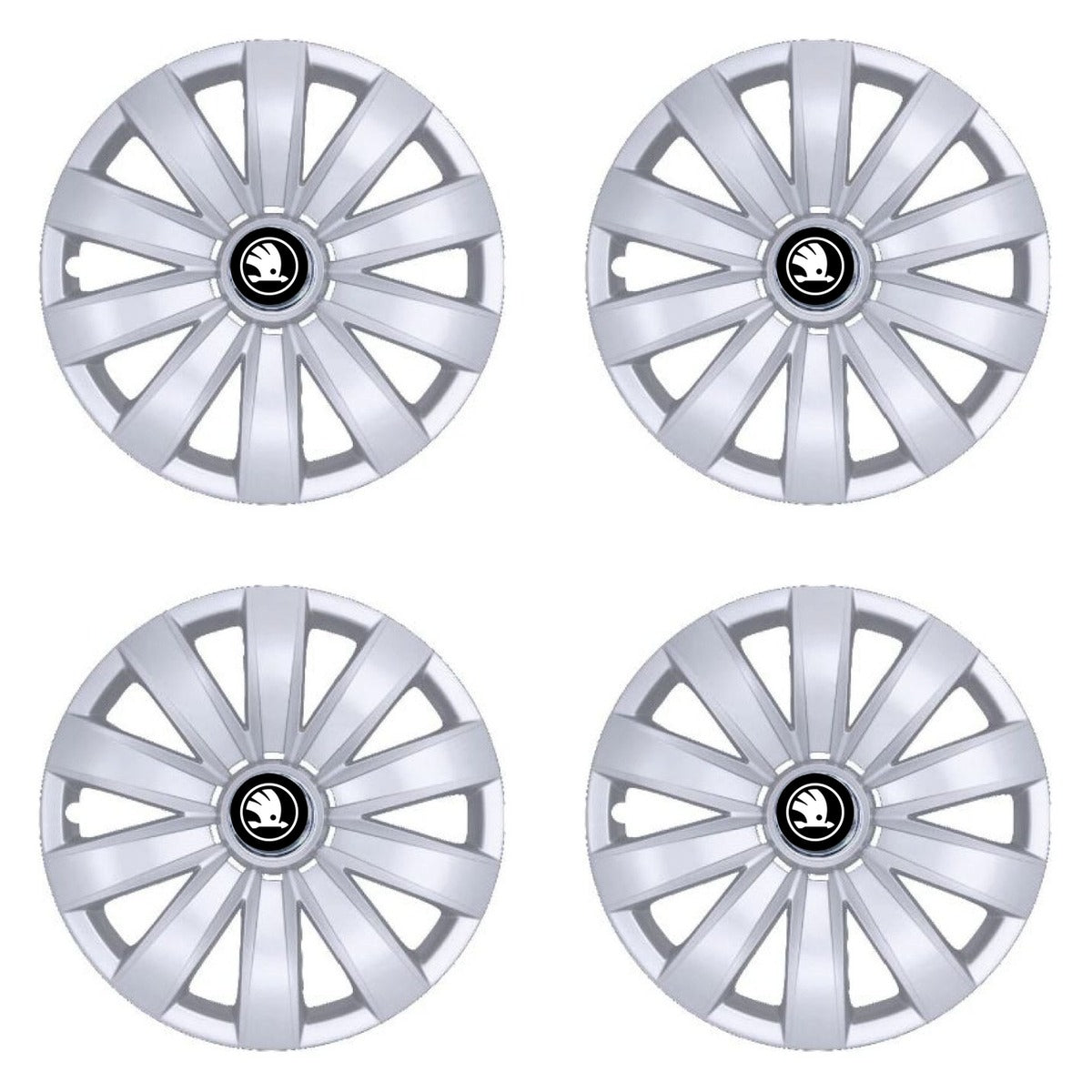 Set 4 Capace Roti 14 inchi (R14), Compatibile cu Skoda Nou, Model 226