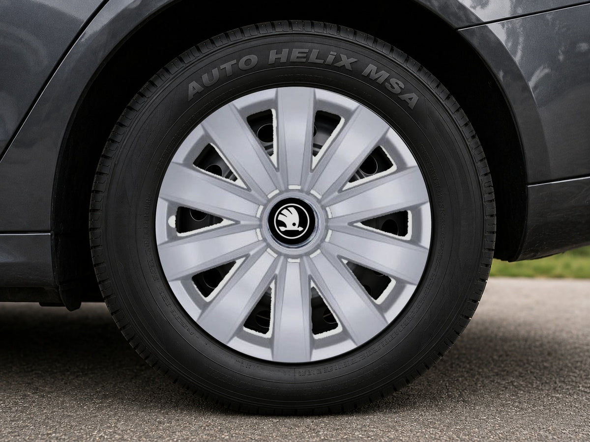 Set 4 Capace Roti 14 inchi (R14), Compatibile cu Skoda Nou, Model 226