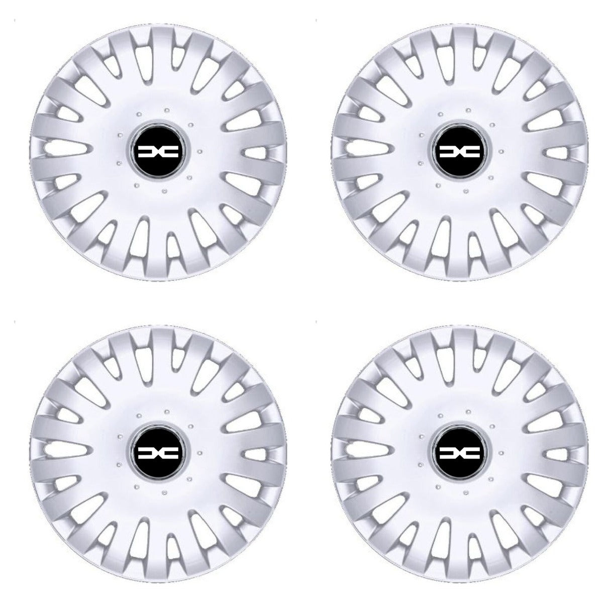 Set 4 Capace Roti R15, Potrivite Jantelor de 15 inch, Pentru Dacia Nou, Model 306