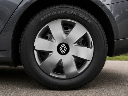 Set 4 capace roti potrivite jantelor de 15 inch (R15) compatibile Renault Nou, Model - 308