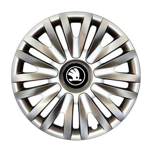 Set 4 Capace Roti 15 inchi (R15) Pentru Skoda Nou, Model 313