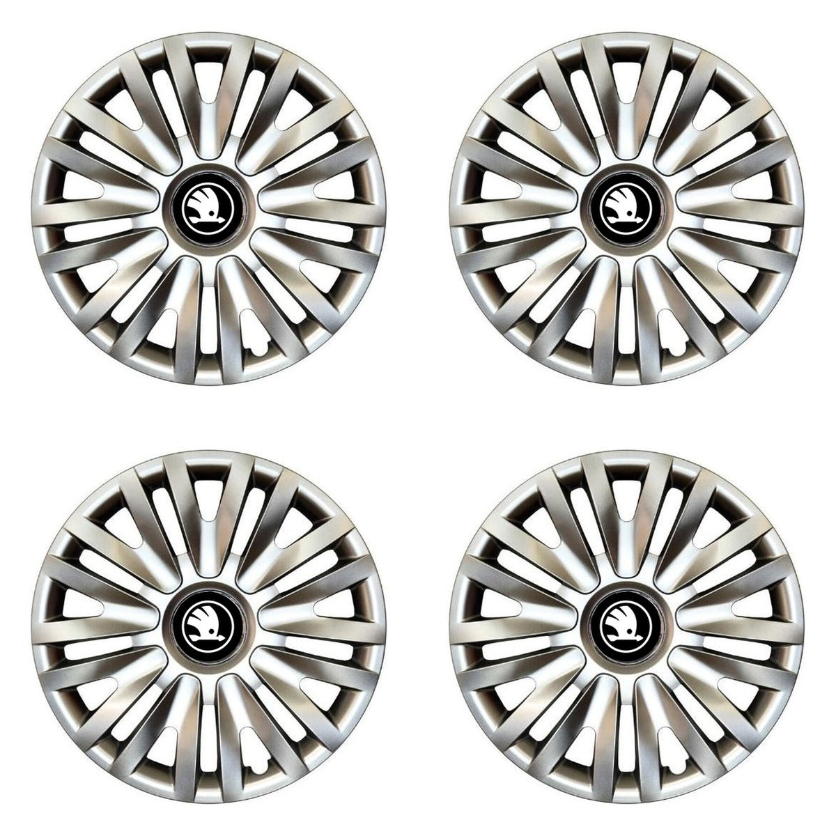 Set 4 Capace Roti 15 inchi (R15) Pentru Skoda Nou, Model 313