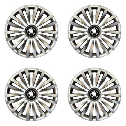 Set 4 Capace Roti 15 inchi (R15) Pentru Skoda Nou, Model 313