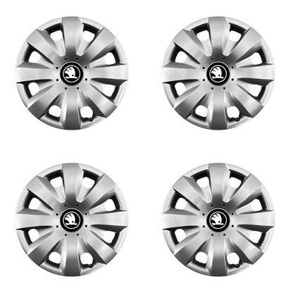 Set 4 capace roti potrivite jantelor de 14 inchi (R14) compatibile gama Skoda Nou, model - 321