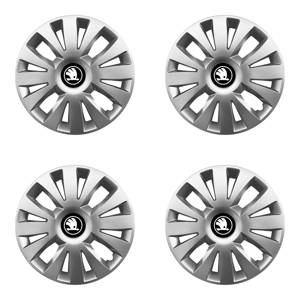Set 4 Capace Roti 15 inchi (R15) Compatibile Cu SKODA NOU model - 324