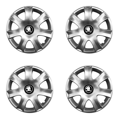 Set 4 capace roti potrivite jantelor de 15 inchi (R15) compatibile gama SKODA NOU model - 326