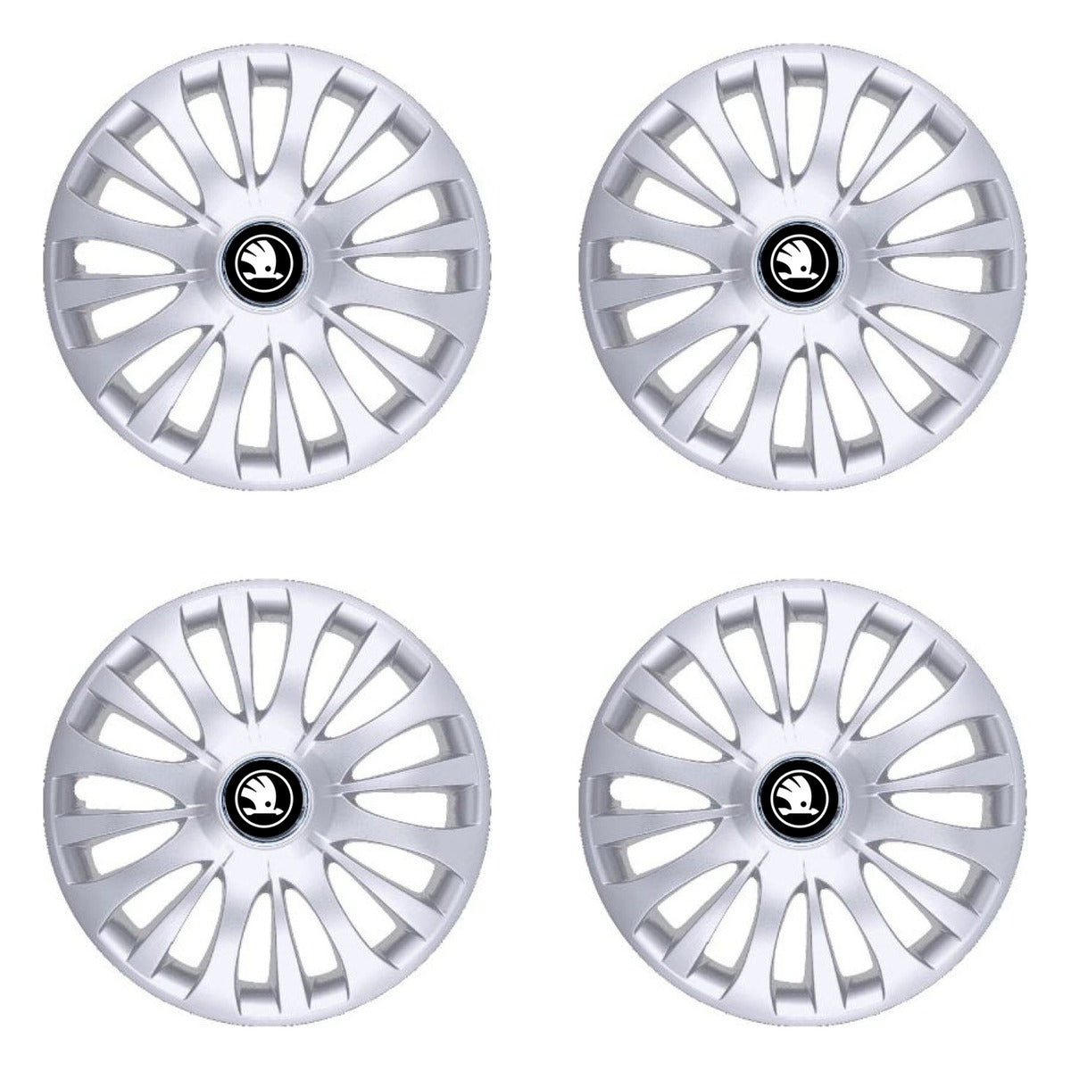 Set 4 Capace Roti R15, Potrivite Jantelor de 15 inch, Pentru Skoda Nou, Model 328
