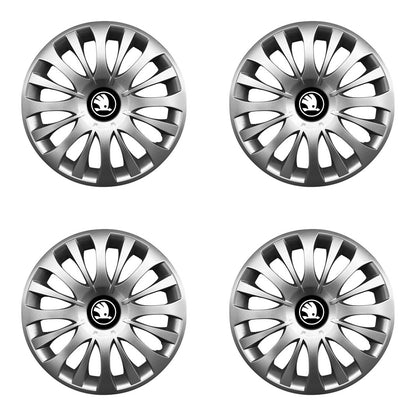 Set 4 Capace Roti 16 inchi (R16) Compatibile Cu SKODA NOU model - 329