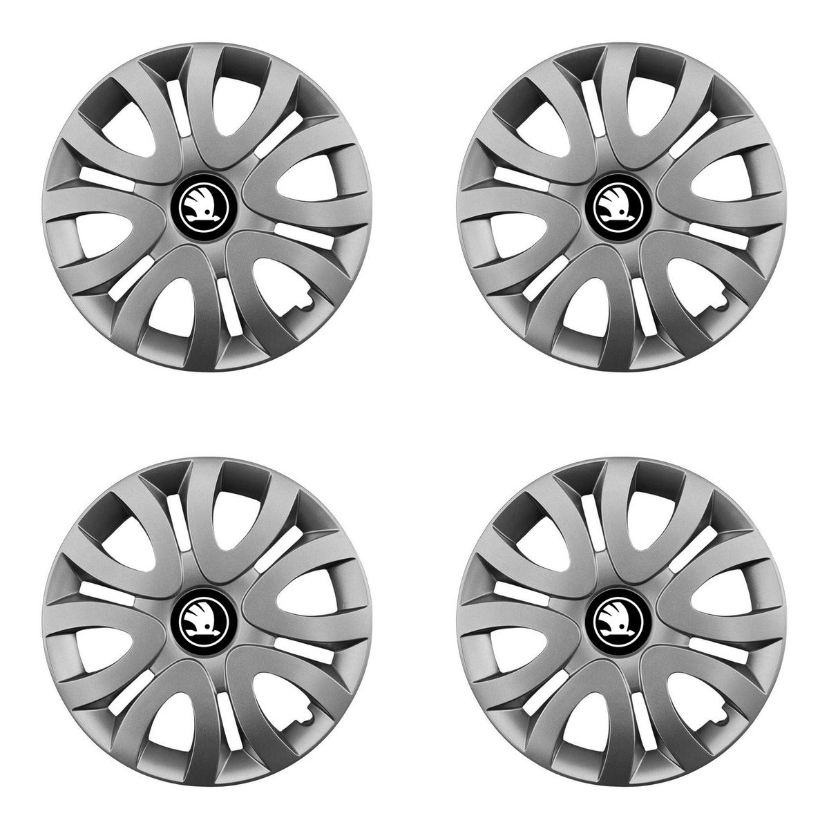 Set 4 Capace Roti 16 inchi (R16) Compatibile Cu SKODA NOU model - 330