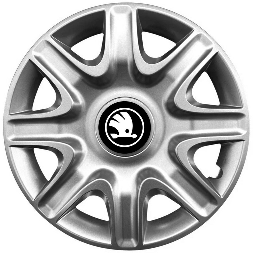 Set 4 Capace Roti 16 inchi (r16) Model 332, Compatibile Cu Skoda Nou