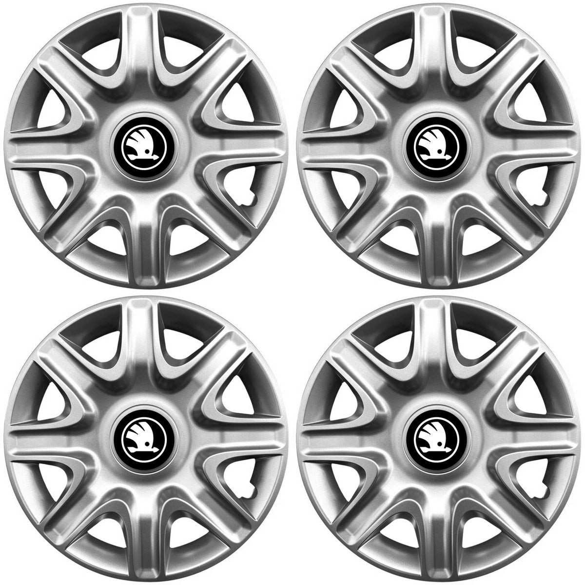 Set 4 Capace Roti 16 inchi (r16) Model 332, Compatibile Cu Skoda Nou