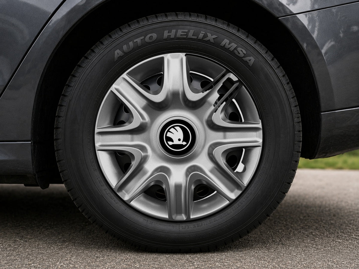 Set 4 Capace Roti 16 inchi (r16) Model 332, Compatibile Cu Skoda Nou